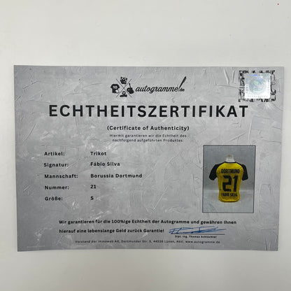 Borussia Dortmund Trikot Fabio Silva signiert BVB Puma S