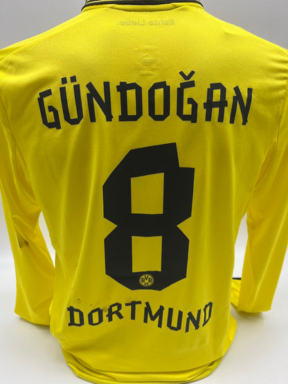 Matchworn Dortmund jersey worn by Ilkay Gündogan 03.11.2012 BVB-VfB