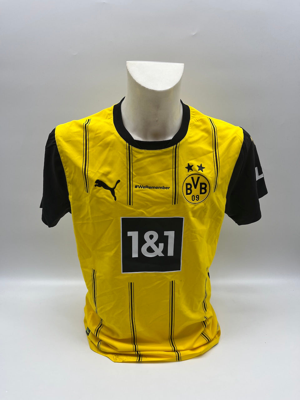 Matchworn Dortmund Trikot getragen von Jamie Gittens 25.01.2025 BVB-Bremen