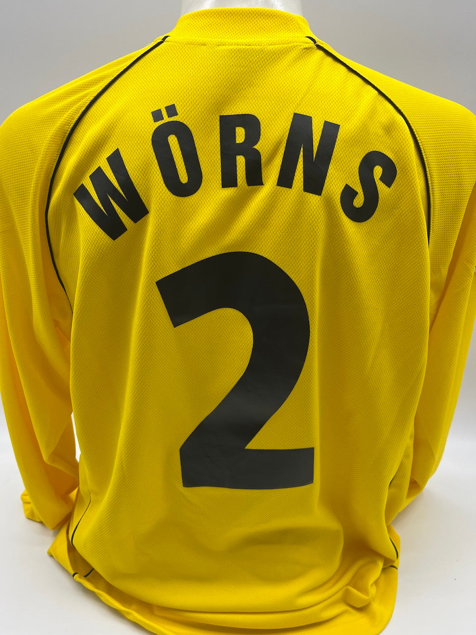 Matchworn Dortmund Trikot getragen von Christian Wörns 19.09.2001 BVB-Liverpool