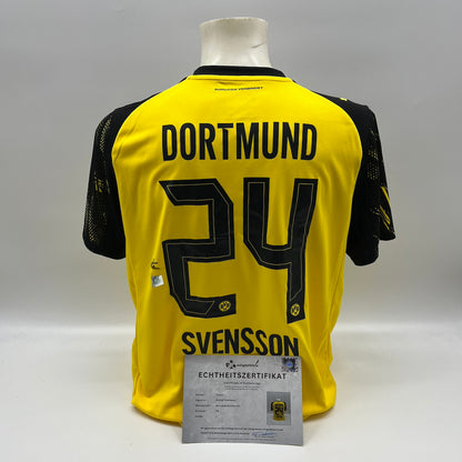 Borussia Dortmund Trikot Daniel Svensson signiert BVB Autogramm Puma neu L