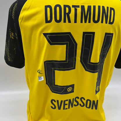 Borussia Dortmund Trikot Daniel Svensson signiert BVB Autogramm Puma neu L
