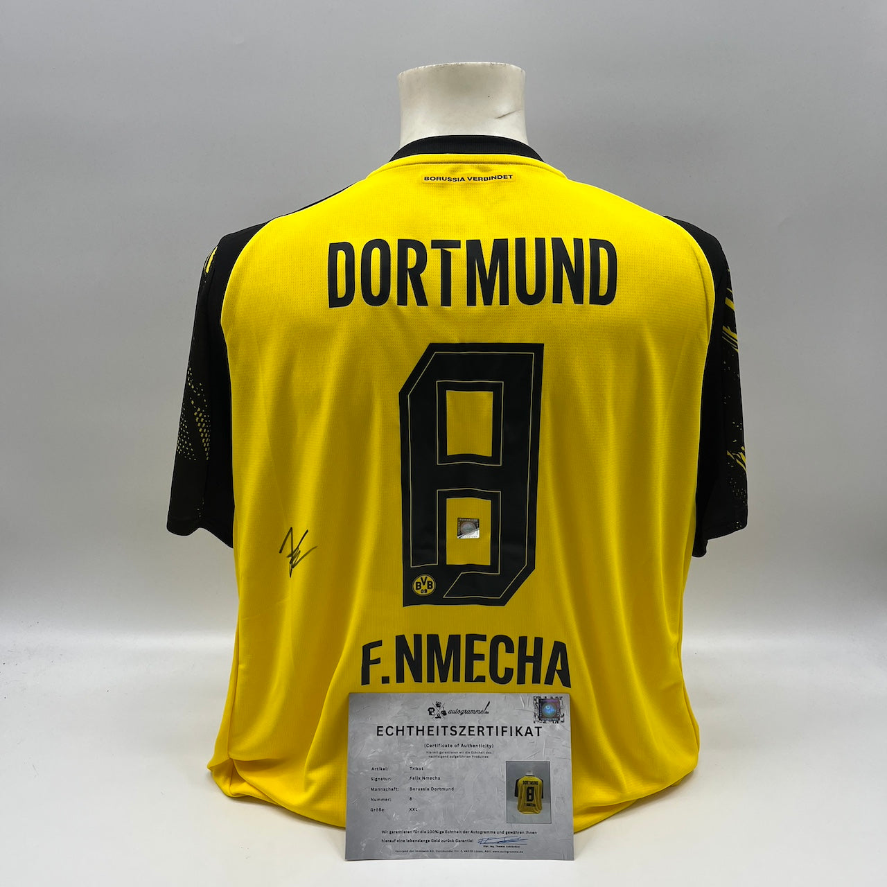 Borussia Dortmund Trikot Felix Nmecha signiert BVB Puma neu XXL