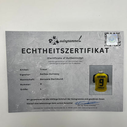 Borussia Dortmund Trikot Serhou Guirassy signiert BVB Puma L