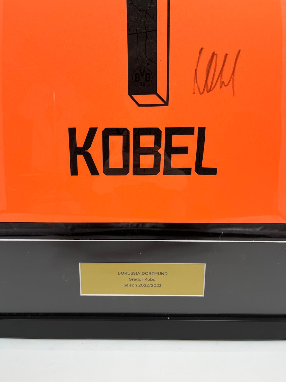 Borussia Dortmund special jersey Gregor Kobel signed as part of PUMA BVB 2