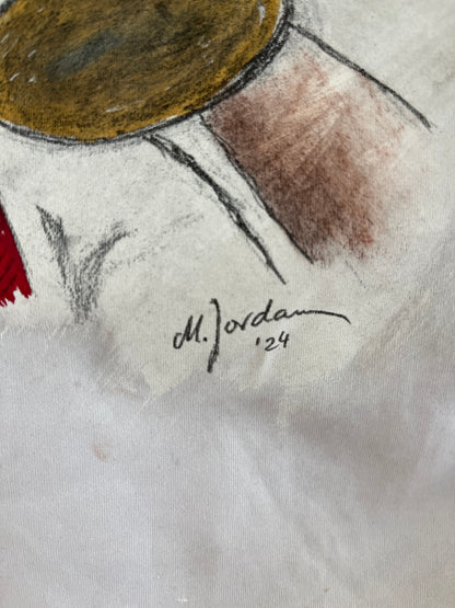 DFB jersey portrait by Mertesacker hand painted and signed in the frame 164