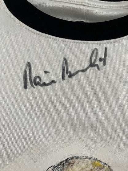 DFB jersey portrait Rainer Bonhof hand painted and signed in the context l