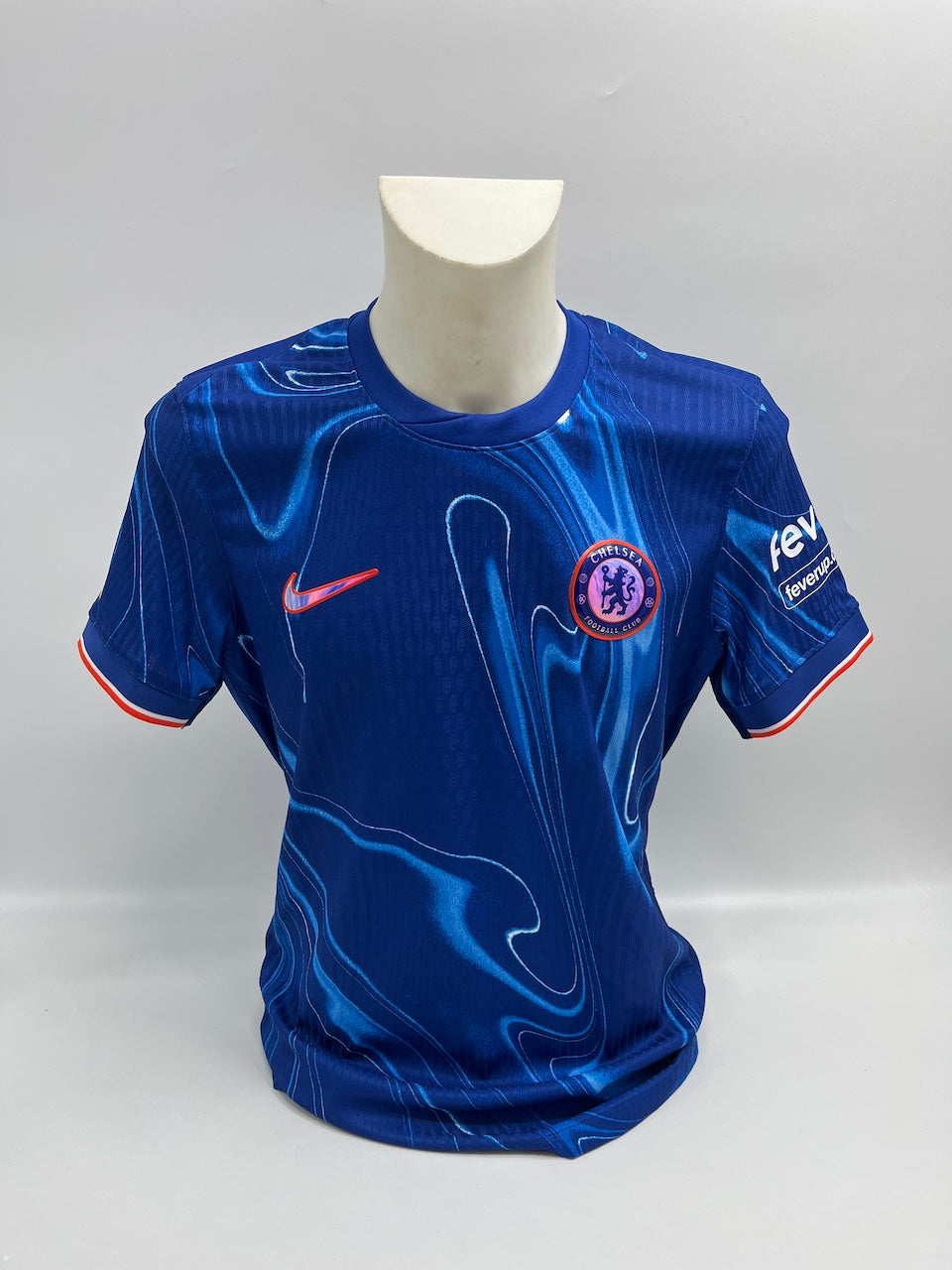 Matchworn Chelsea Trikot getragen & signiert von Jadon Sancho 25.01.25