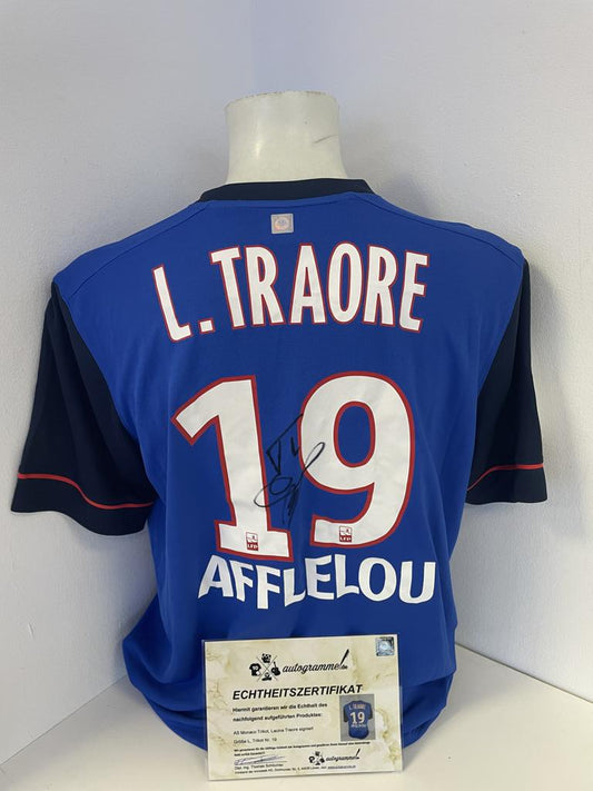 AS Monaco jersey Lacina Traore signed France Nike autograph football L