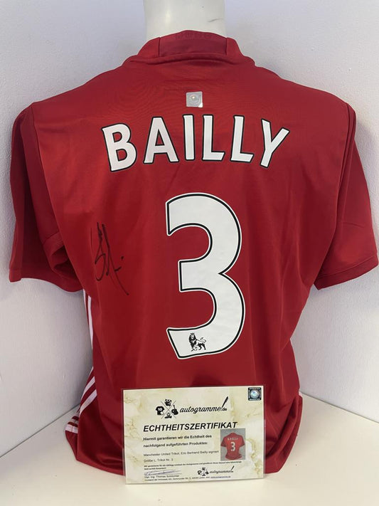 Manchester United Jersey Eric Bailly signed autograph football England Adidas L