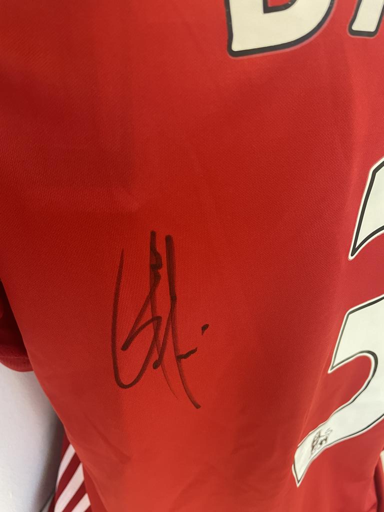 Manchester United Jersey Eric Bailly signed autograph football England Adidas L