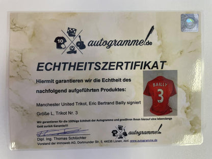 Manchester United Trikot eric bailly signed autograph football england adidas l