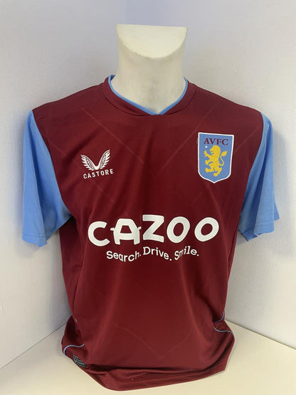 Aston Villa jersey Marvelous Nakamba signed Castore England Premier League L