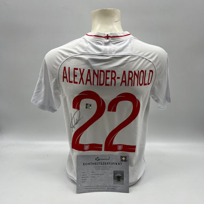England Trikot Trent Alexander-Arnold signiert Autogramm Nike COA S