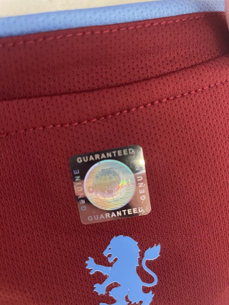 Aston Villa jersey Marvelous Nakamba signed Castore England Premier League L