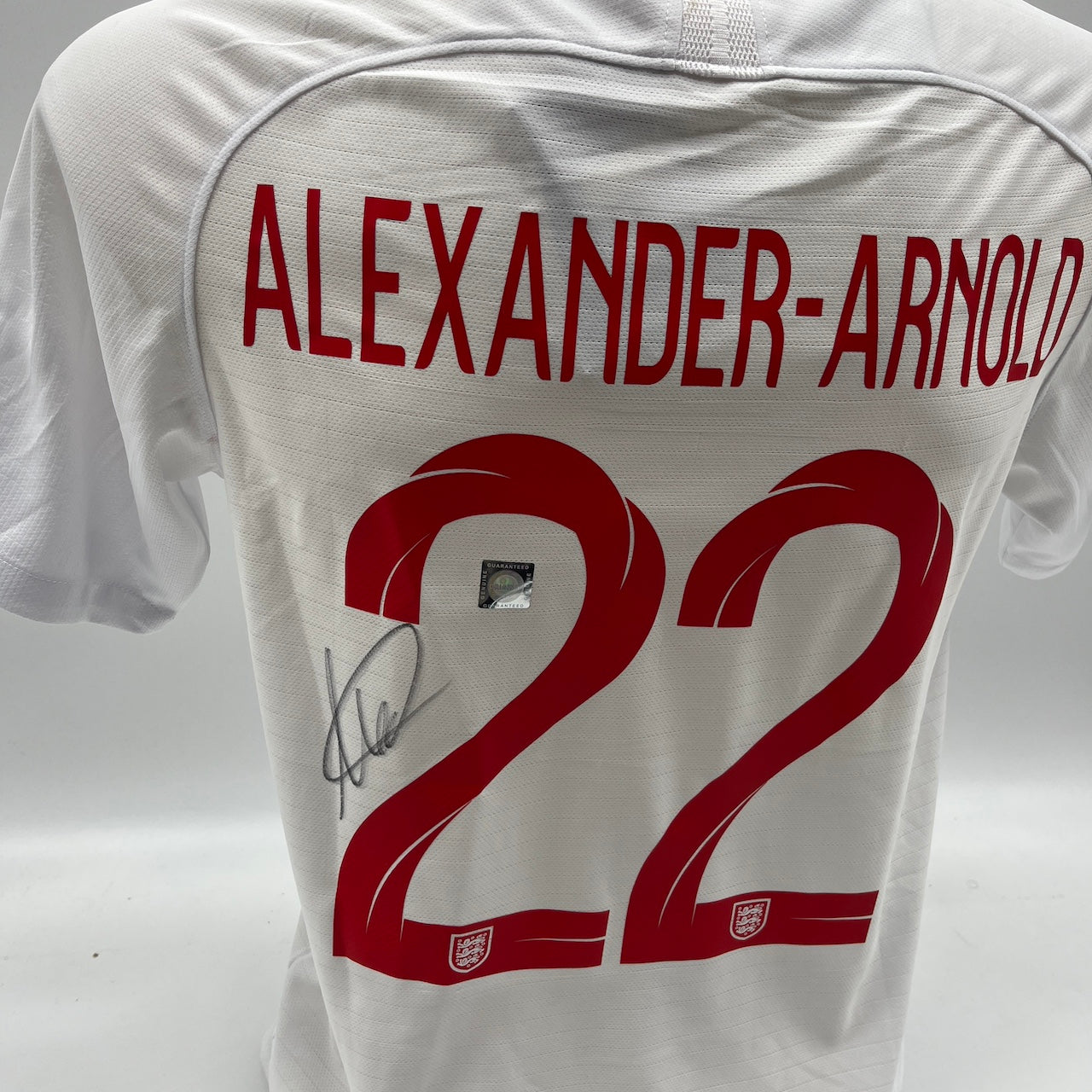 England Trikot Trent Alexander-Arnold signiert Autogramm Nike COA S