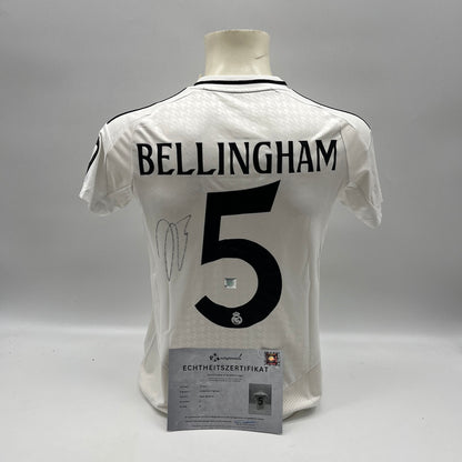 Real Madrid Trikot Jude Bellingham signiert Autogramm Adidas COA S