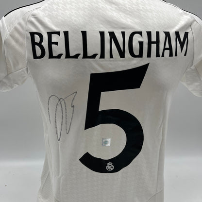 Real Madrid Trikot Jude Bellingham signiert Autogramm Adidas COA S