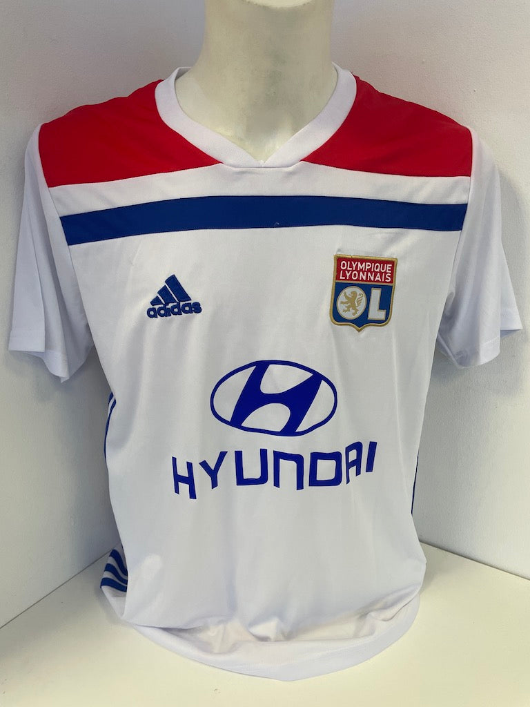 Olympique Lyon Jersey Tete signed autograph football France Adidas New M