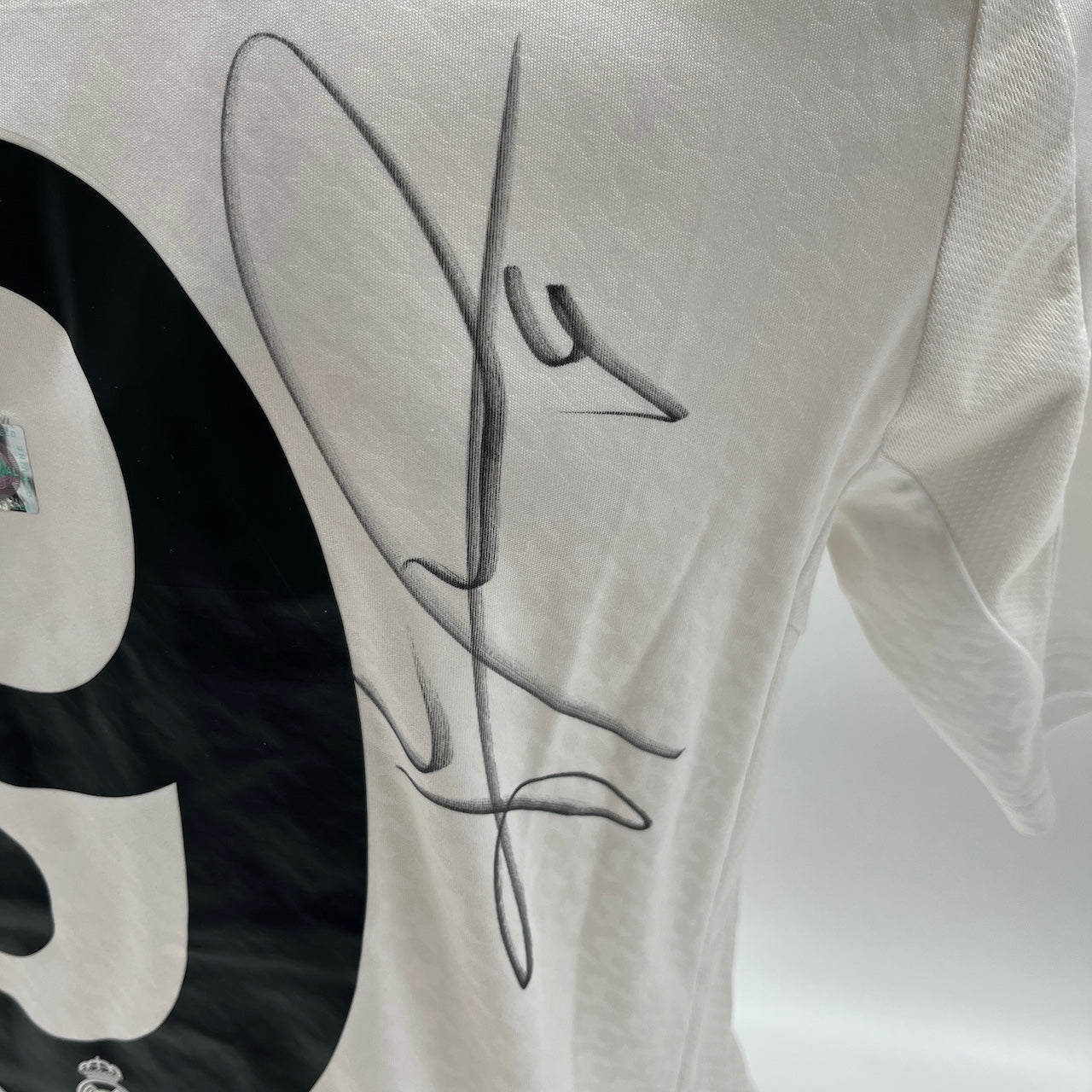 Real Madrid Trikot Kylian Mbappe signiert Autogramm Adidas COA 176