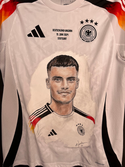 DFB jersey portrait Florian Wirtz hand painted L