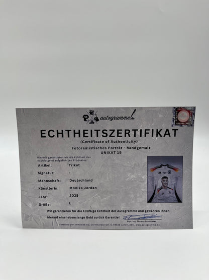 DFB jersey portrait Florian Wirtz hand painted L