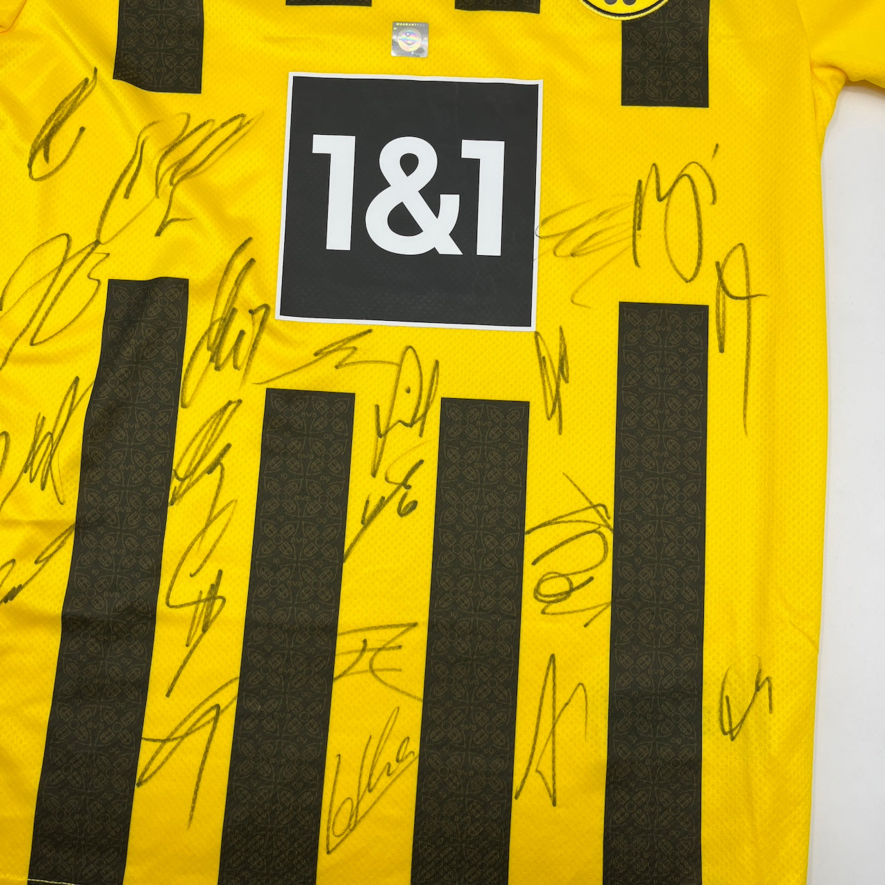 BVB Trikot 2022/2023 Teamsigniert Borussia Dortmund COA Puma Bellingham M