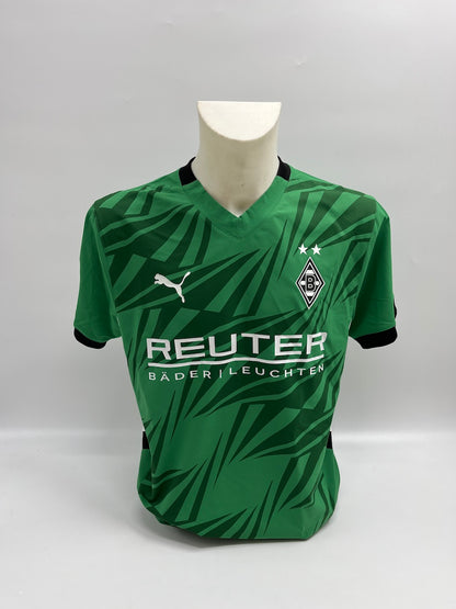 Matchworn Gladbach jersey worn & signed by Stefan Lainer 15.02.2025