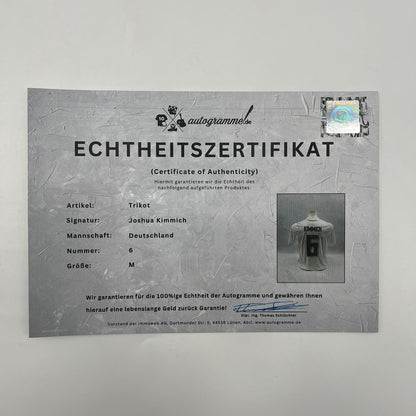 DFB Trikot Joshua Kimmich signiert Adidas COA Deutschland Autogramm neu M