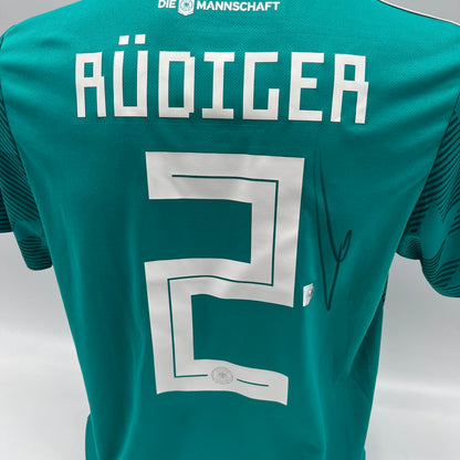 DFB Trikot Antonio Rüdiger signiert Autogramme Adidas COA neu M