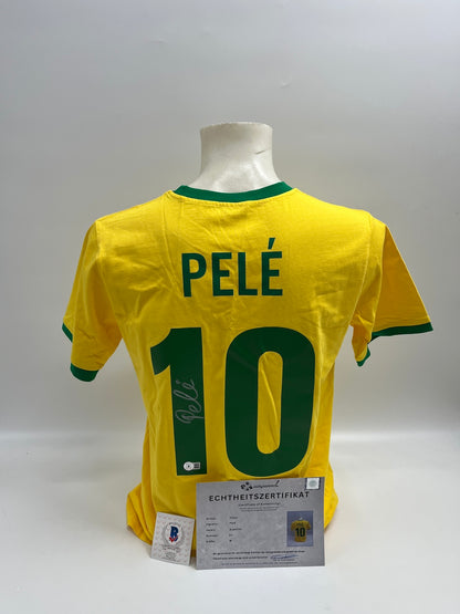 Brazil Repro Trikot Pele Signed Signature autograph COA M