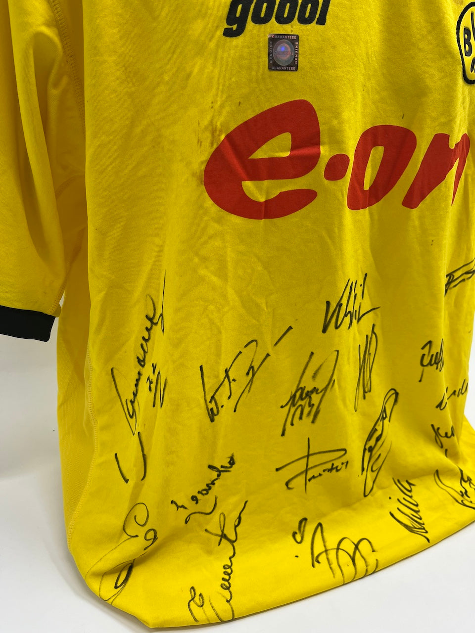 BVB Trikot 2003/2004 Teamsigniert Borussia Dortmund COA goool XL