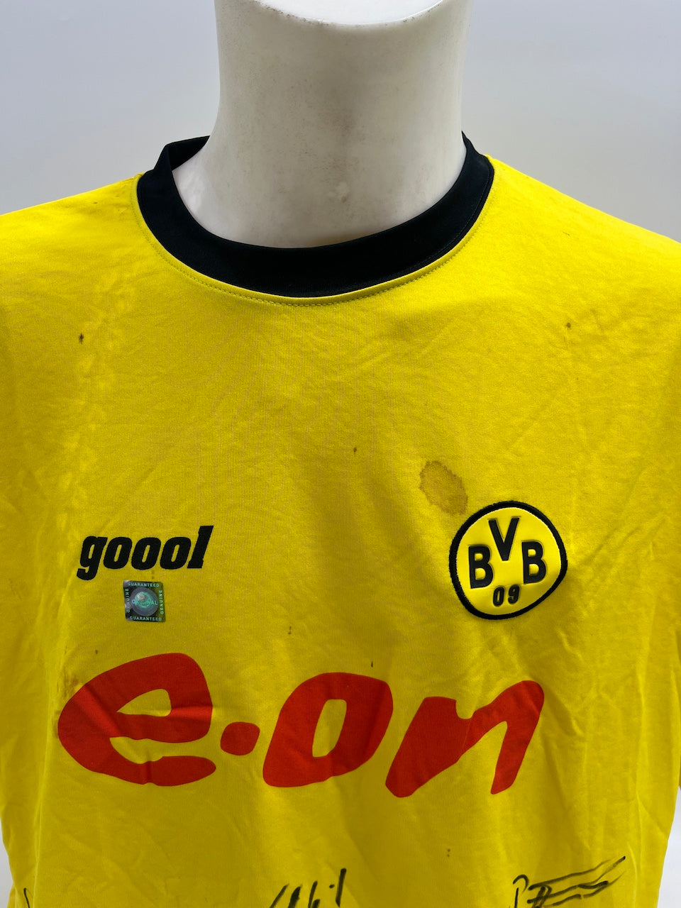 BVB Trikot 2003/2004 Teamsigniert Borussia Dortmund COA goool XL