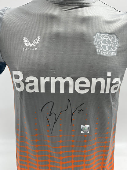Bayer Leverkusen training shirt Victor Boniface signed autograph Castore 158