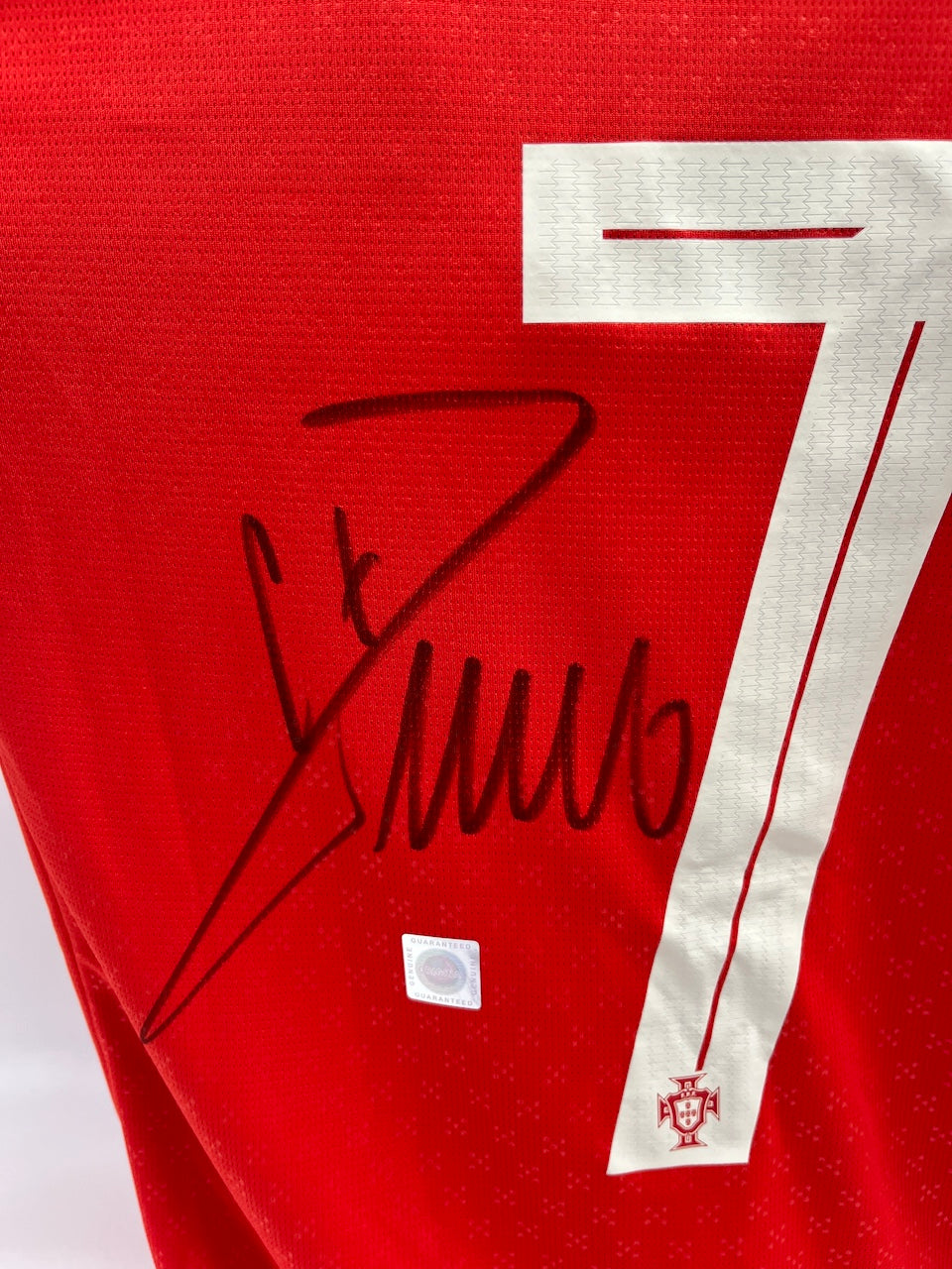 Portugal Trikot Cristiano Ronaldo signiert Autogramm COA Fußball M