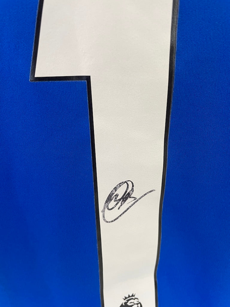 FC Everton Jersey Rafael Benitez signed autograph football New England COA L