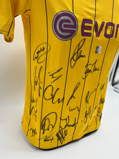 BVB Trikot 2008/2009 team signed Borussia Dortmund Autogram Coa Nike 152-158