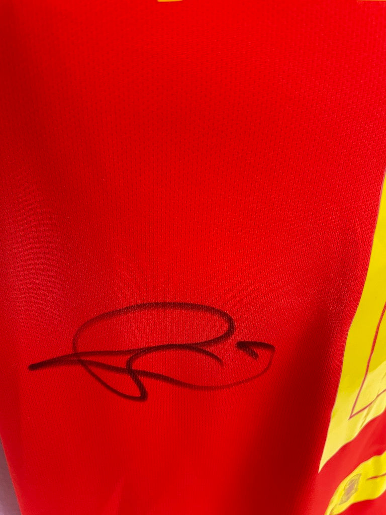 Spain Jersey Paco Alcacer signed Adidas New Spain L