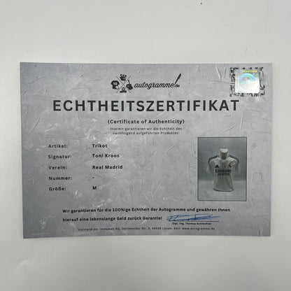 Real Madrid Trikot Toni Kroos signiert Autogramm Adidas COA M