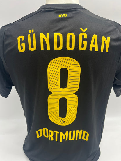 Matchworn Dortmund jersey worn by Ilkay Gündogan 05.12.2015 Wolfsburg-BVB