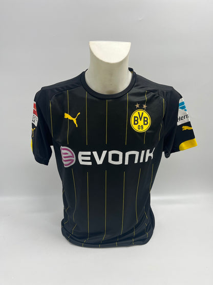 Matchworn Dortmund jersey worn by Ilkay Gündogan 05.12.2015 Wolfsburg-BVB