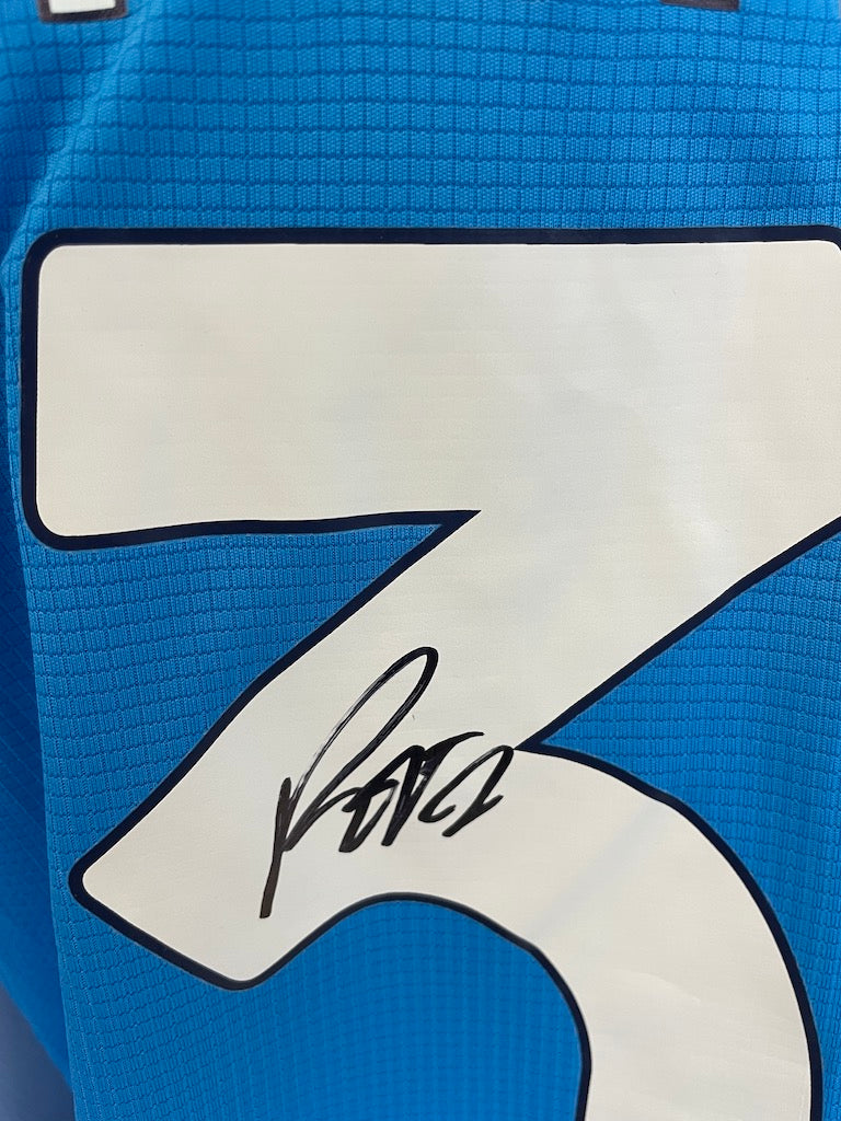 SSC Naples jersey Andrea Petagna signed Italy autograph football new m