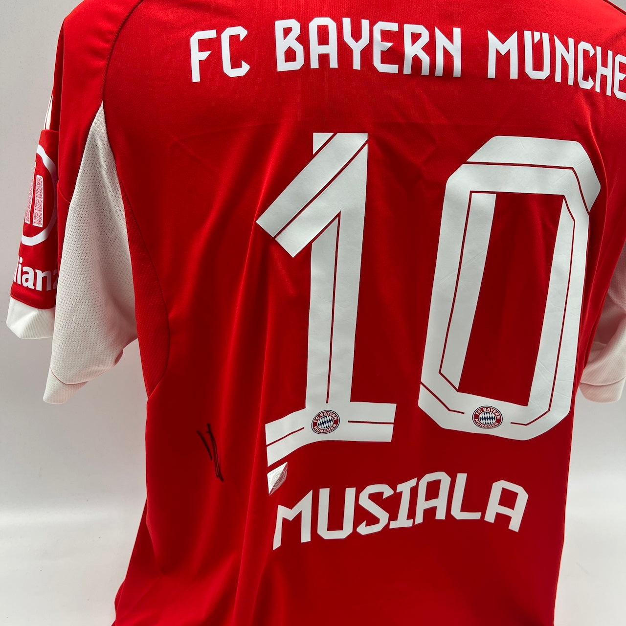Bayern München Trikot Jamal Musiala signiert Autogramm Adidas COA neu XL