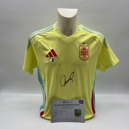 Spanien Trikot Fernando Torres signiert Adidas COA Autogramm M
