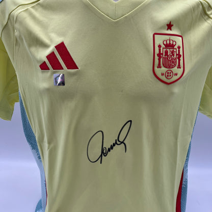 Spanien Trikot Fernando Torres signiert Adidas COA Autogramm M