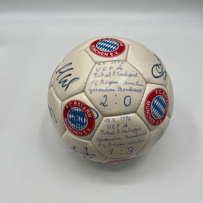 Bayern München Fußball Teamsigniert 1995/1996 Autogramme Bundesliga FCB