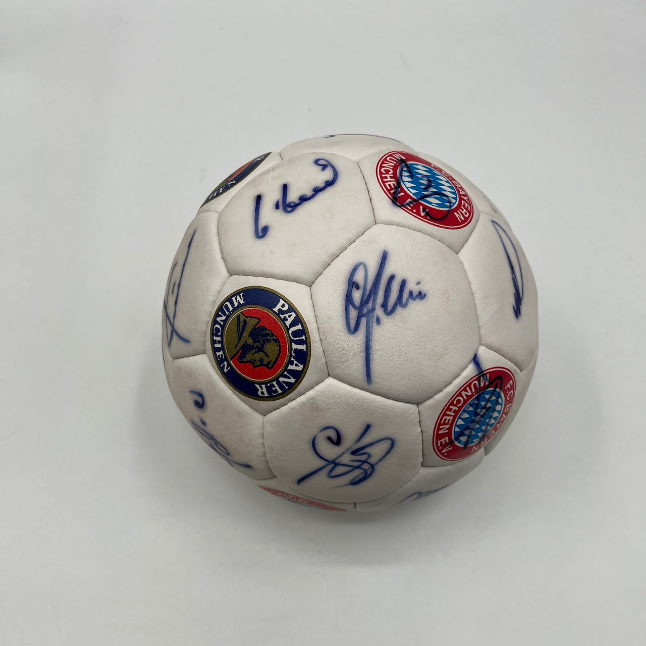 Bayern München Fußball Teamsigniert 1995/1996/1997 Autogramme Bundesliga Ball