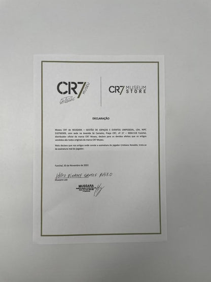 Al Nassr FC jersey Cristiano Ronaldo signed autograph football COA S