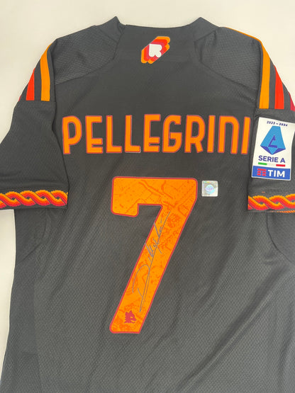 AS Rome Trikot Lorenzo Pellegrini signed Coa Adidas Football 140 as part of COA Adidas