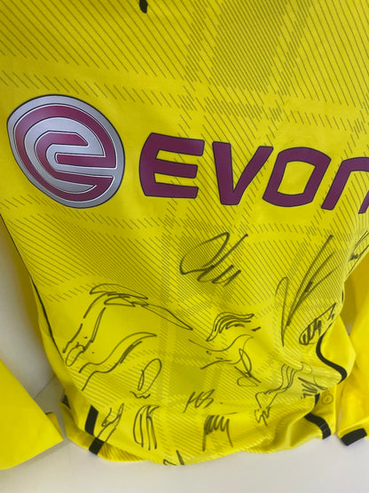 BVB Trikot 2013/2014 Team -signed Langarm Borussia Dortmund Coa Neu Puma L